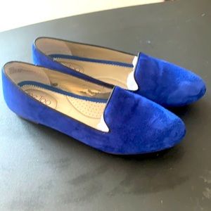 Royal Blue by meToo, 8.5M, suede leather